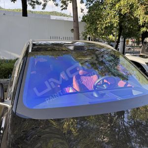 Purple Light Dazzle Color Chameleon Color Changing Window Film For Car Window