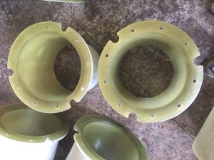 China Pressure Rating 50psi Customized Flange FRP With Flanged Connection factory