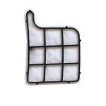 White Flat Pleated HEPA Filter