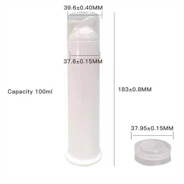 China Easy to use Toothpaste Airless Pump Bottles Custom Label available Dispensing System factory