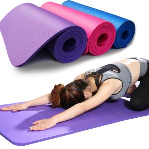 China 3.5mm Thickness Workout Yoga Mat 173cm*61cm NBR Machine Washable Exercise Mat factory