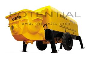China HBT80.13.130RS Diesel Concrete Pump 13/8 Pumping Pressure factory