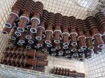 Brown Glazed Oil ASS High Voltage Porcelain Bushing OEM Available 25.8kV