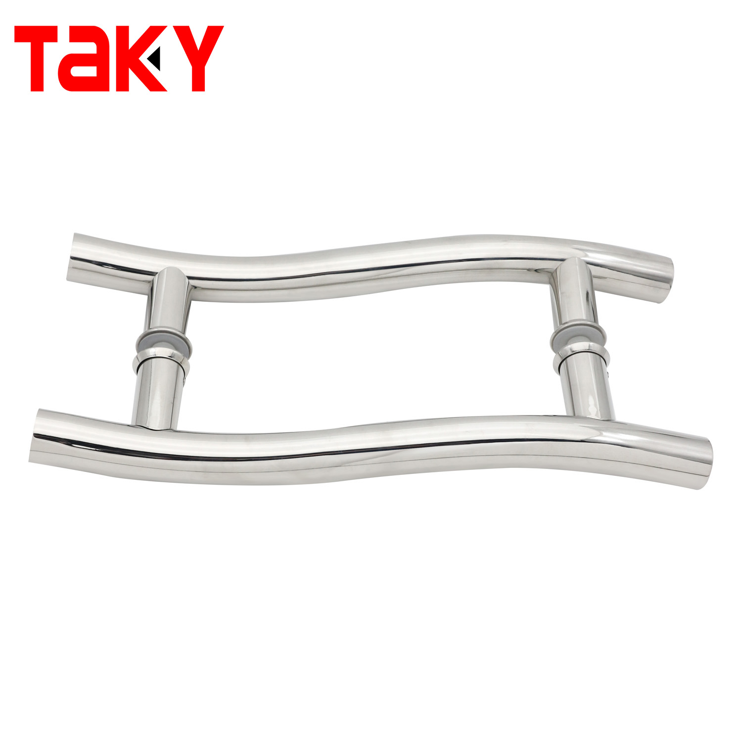 Stainless Steel Polished Glass Door Handle Popular Design for Your Requirements