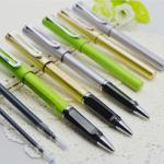 Gel pen,Promotional gel-ink pen with cap,black rubber gel-ink pen,