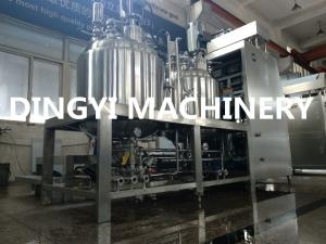 China 5-2000L Lotion Mixer Machine Safety Valve Water Ring Type Vacuum Pumplong Lifespan factory