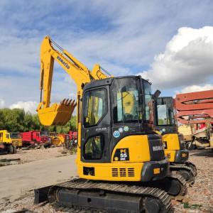 China Used Komatsu Excavator PC55 Secondhand 5.5ton Small Type Mini Crawler Digger factory