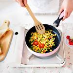 Antibacterial Bamboo Kitchen Supplies Cooking Spatulas Set 6 Pieces For Home