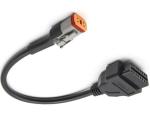 CE Tractor Wiring Harness 4 Pin Male OBD Wire Harness Car Diagnostic Tool