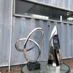 Stainless Steel Sculpture Stunning Piece Of Art For Your Living Room Office Or