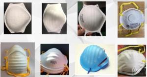 China Ultrasonic Blank Cup Shape KN95 N95 Mask Making Machine factory