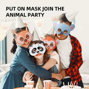 China DIY Your Own Zoo Animal Masks Paper Arts Crafts for Kids Fun Home Activities factory