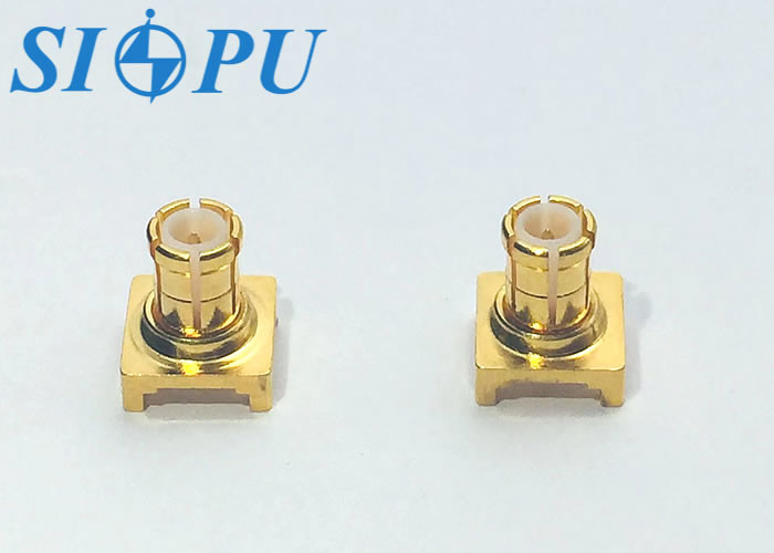 MCX Male RF Coaxial Connector – PCB Mount, Gold-Plated, Solder Type