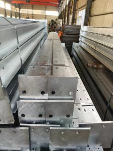 China Outdoor Galvanized H Beam Retaining Wall Steel OEM factory