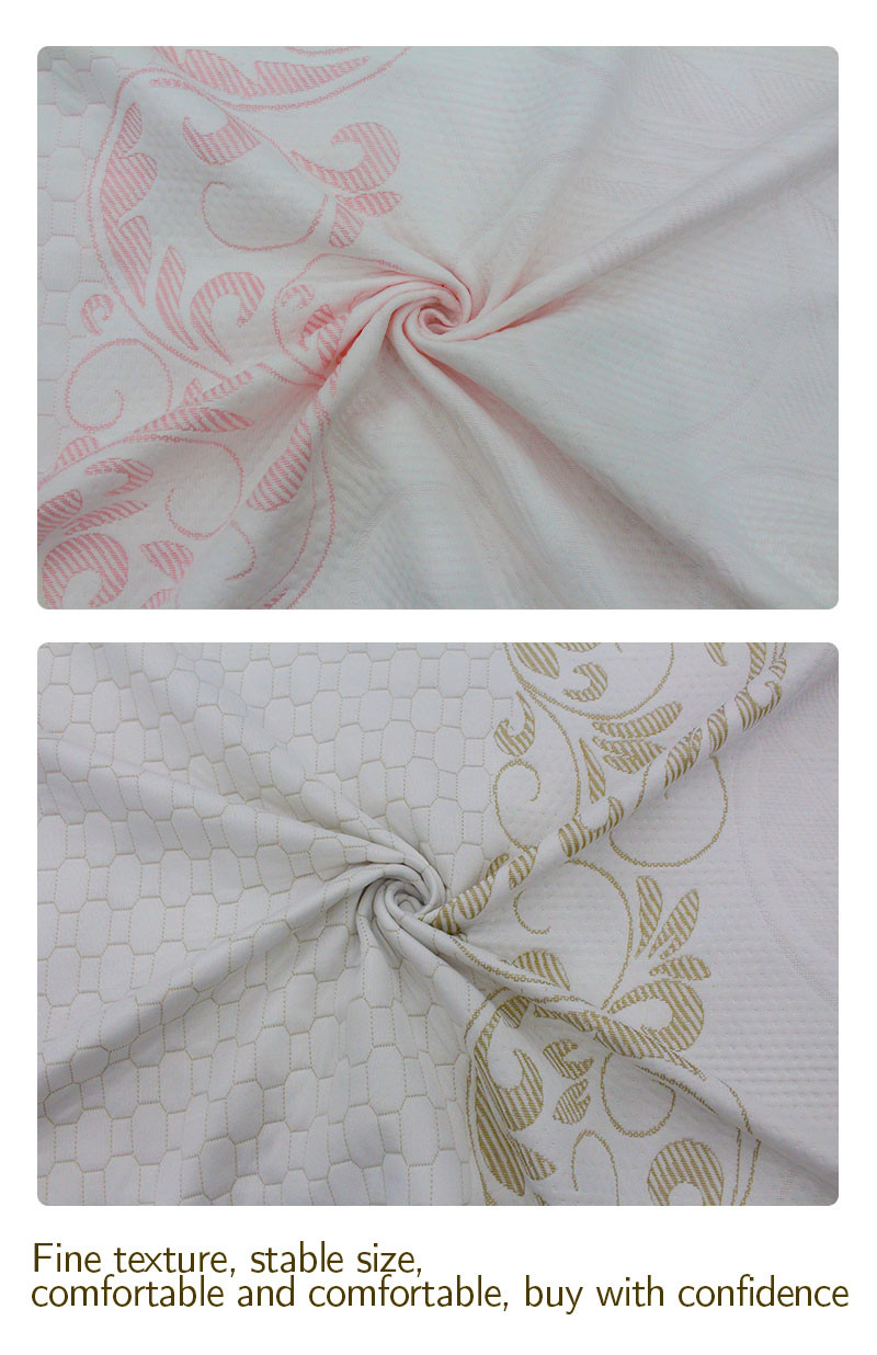 Factory direct selling quilted knitted fabric for mattress 100% polyester jacquard mattress fabric