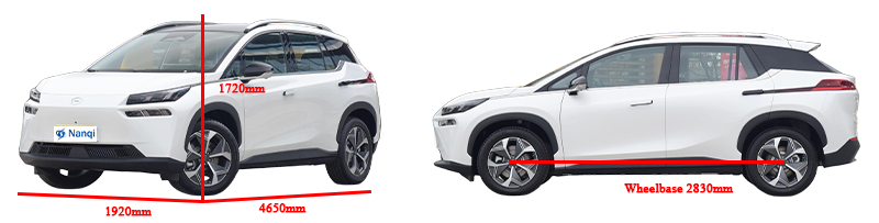 Four Wheel Drive 2023 Aion V SUV 185Km/H New Energy Vehicle