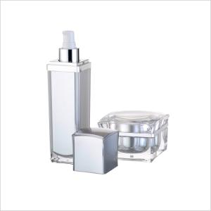 China Small Plastic Lotion Bottles Airless Serum Pump Bottles 30ml 50ml 80ml 20ml Frosted factory