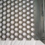 Outdoor Non Slip Stainless Grip Strut Safety Small Hole O Stair Tread