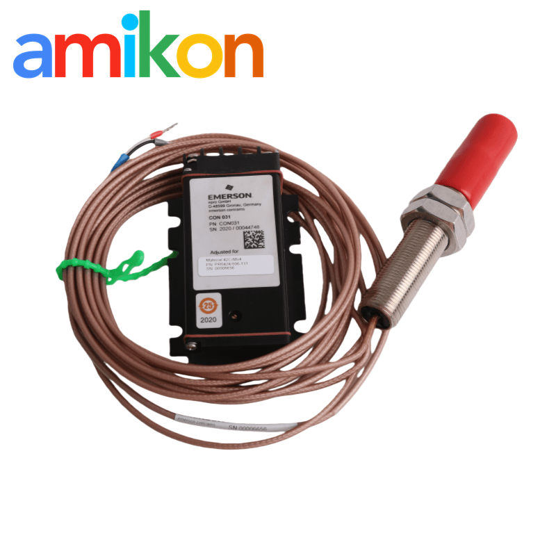 China High Accuracy Emerson PR6424/006-111 CON031 Eddy Current Sensor Emerson Module factory