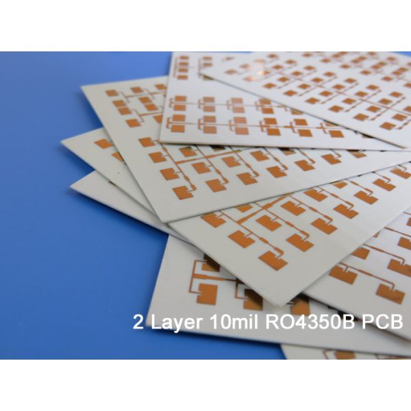 China Rogers 4350 PCB Double Sided High Frequency Circuit Boards 10 Mil factory