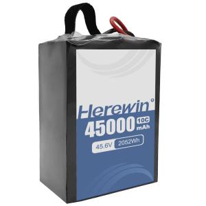China Herewin Semi Solid State Battery 12S1P 45.6V 45000mAh For Large Industrial UAV Drone With HIgh Discharge Rate factory