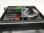 2 In 24 Out Black Plastic Wall Mounting Fiber Optic Splitter Box for 1x16 with