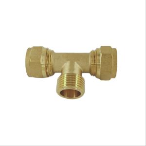 China Brass Male Threaded Compression Fitting Press Connection No Leak factory