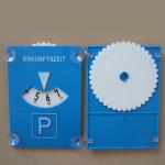 Universal Vehicles Auto Spare Parts PS Blue Outside Appurtenances Parking Timer