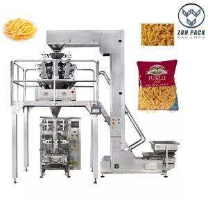 China Pasta Chips Gusseted Bag Automatic Vertical Packing Machine PLC Control on sale China Pasta Chips Gusseted Bag Automatic Vertical Packing Machine PLC Control on sale