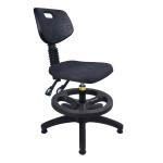 400mm Seat Laboratory Anti Static Office Chair PU Foaming Chairs Adjustable
