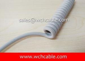 China UL20281 Gas Resistant TPU Sheathed Spiral Cable factory