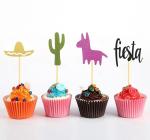 Holiday Baking Muffin Toothpick Paper Cupcake Topper