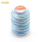 30g 15ply Spun Polyester Thread for High Tenacity Rainbow Weaving Crafts from