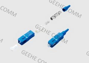 China Single Mode SC UPC Simplex Fiber Optic Connector For Fiber Jumpers factory