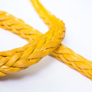 China 24mm 32mm Synthetic UHMWPE Fiber Marine Boat Mooring Rope with Protective Sleeve factory