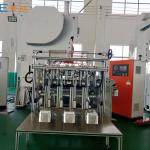 Fully Automatic Aluminium Foil Container Production Line With 3 Cavities 12000