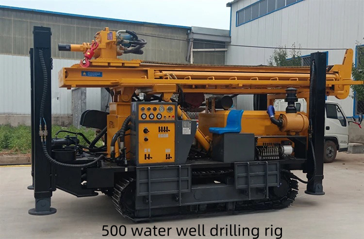 Crawler Type Deep Water Well Drilling Rig with 350m Drill Hole Depth