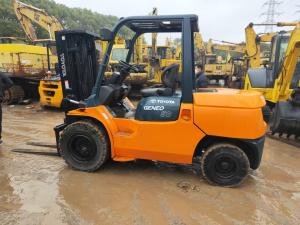 China Used Orignal Japan Manufactured Toyota Fd50 Forklift Truck in Excellent Condition with Amazing Price. Secondhand Forklift Truck Fd25, Fd30 on Sale. factory