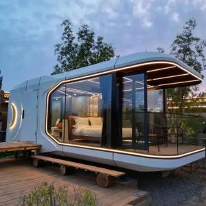 China Hotel Modern Fashion Design Insulation Waterproofing Fireproofing Space Capsule House factory