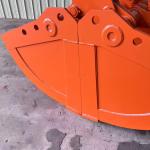 Heavy Duty Excavator Clam Bucket , Clamshell Grab Bucket For Cat320 Pc200