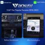VIKNAV 13.6 " Car radio For Toyota Tacoma 2016-2023 Android Auto Carplay