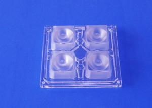 China Optical Grade PC Led Lamp Lens 90x90 4 LED 5050 / 5730 SMD For High Bay Lighting factory