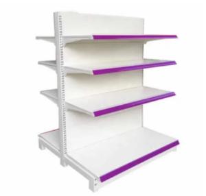 China Beautiful supermarket shelves manufacturers metal shelf factory