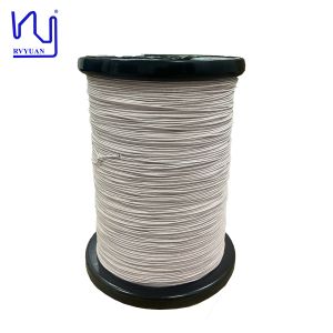China Customized USTC UEW 0.1mm Stranded Silk Covered Litz Wire for Wireless Charging Coils on sale