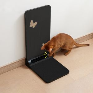 L-Shaped Single-Sided Track Cat Scratching Board(Black Butterfly) Scratch