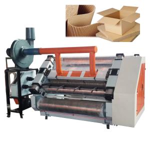 China Semi Auto Fingerless Vacuum Absorb 2 Ply Single Facer Corrugated Machine factory