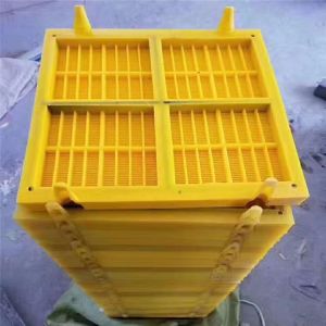 Hardness 80A To 95A Polyurethane Screen Mesh Rubber Modular Screen Panel For