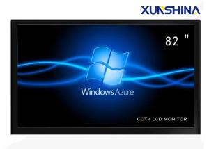 China Black Color 1080P 82&quot; CCTV LCD Monitor With Metal Shell For Supervisory Control factory