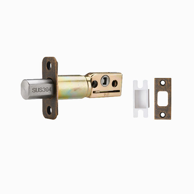 175mm Front Entry Door Pull Handle Slim Square Single Cylinder Deadbolt Lock Set