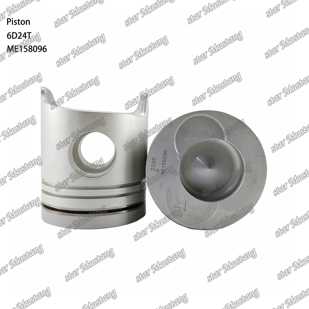6D24T Engine Piston Chamber Size 69mm 3.3Kx3x4mm ME158096 For Mitsubishi Engine Spare Parts
